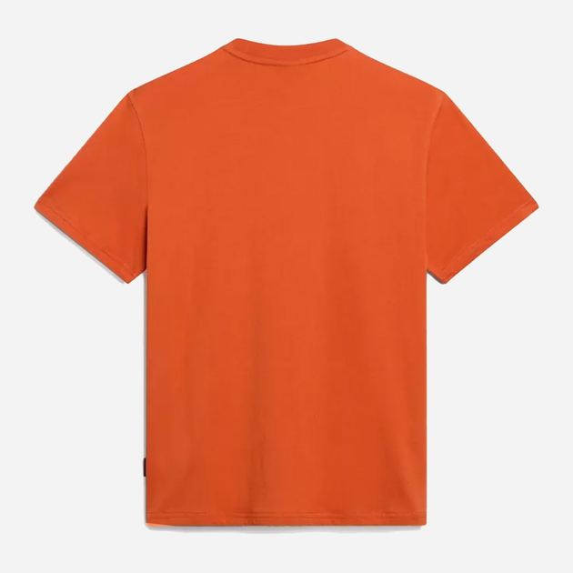 Футболка бавовняна довга чоловіча Napapijri S-Aylmer NP0A4HTOA621 XL Оранжева (800070320987) - зображення 5