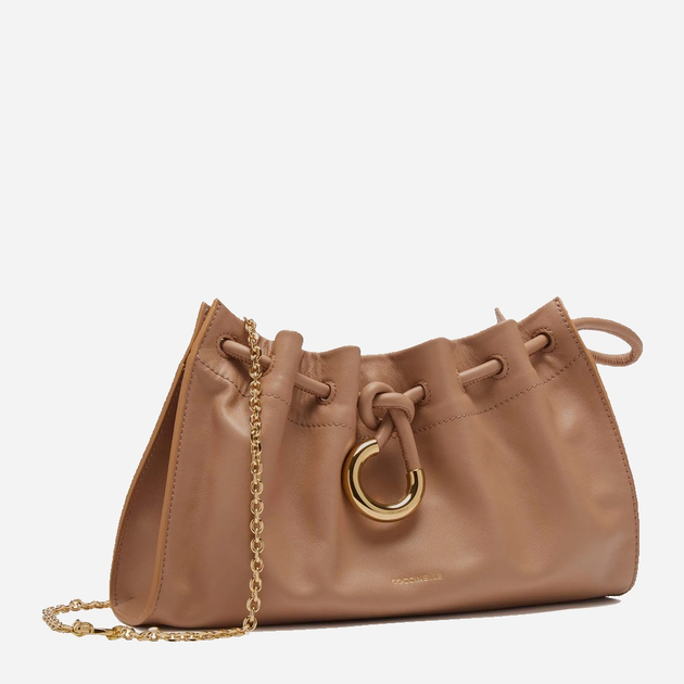 Torebka damska ze skóry naturalnej Coccinelle Isabelahandbag E1SCA190101 N71 Beżowa (800070338359) - obraz 2