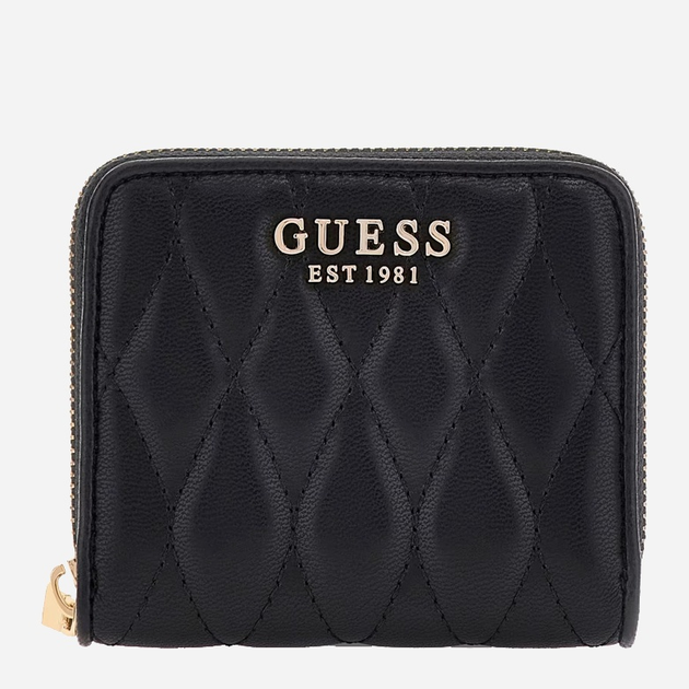 Гаманець жіночий зі штучної шкіри Guess Valla SWQG8122137 Чорний (800070344446) - зображення 1