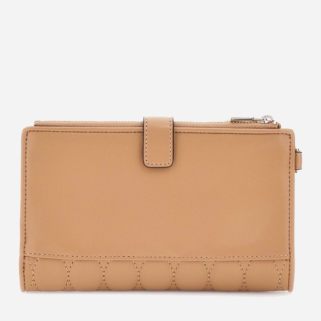 Гаманець жіночий зі штучної шкіри Guess Valla SWQG8122157 Бежевий (800070344448) - зображення 2