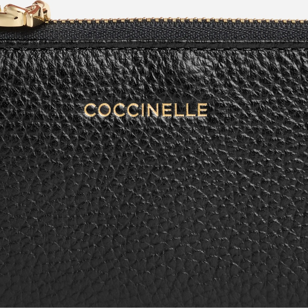 Ключниця жіноча з натуральної шкіри Coccinelle C-Me E2TBM193101 001 Чорна (800070345971) - зображення 3