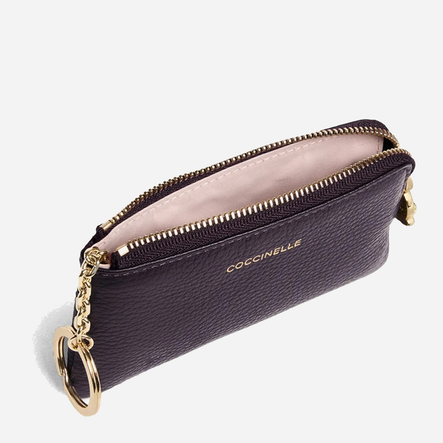 Ключниця жіноча з натуральної шкіри Coccinelle C-Me E2TBM193101 V87 Фіолетова (800070345973) - зображення 2