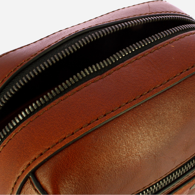 Torba przez ramię męska ze skóry naturalnej The Bridge Iacopo 056905EX 1A Brązowa (800070346587) - obraz 4