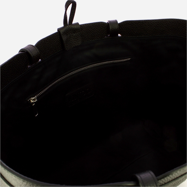 Torebka shopper ze skóry naturalnej Iuntoo Rivera 191003 Czarna (800070346753) - obraz 4