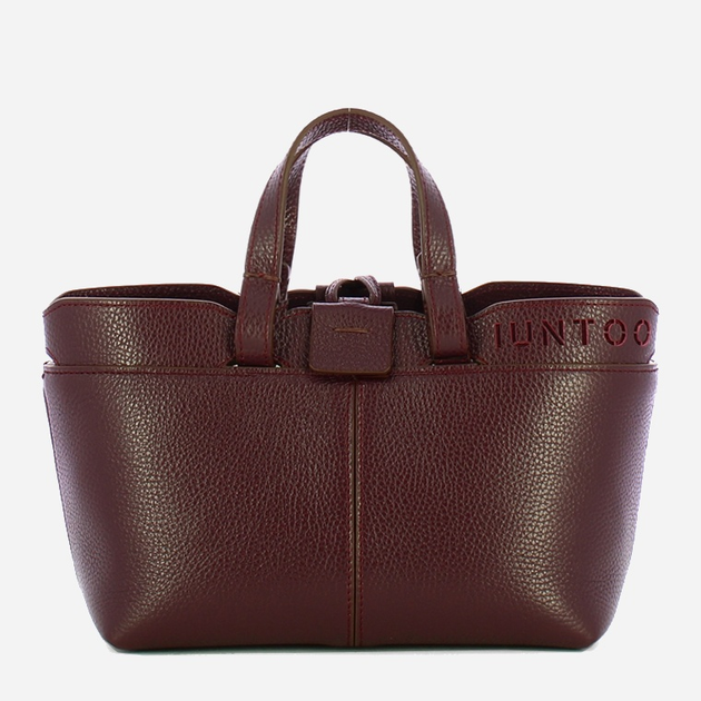 Torebka crossbody damska ze skóry naturalnej mała Iuntoo Rivera 191004 Bordowa (800070346754) - obraz 1