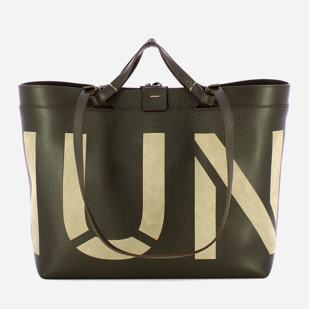 Torebka shopper ze skóry naturalnej Iuntoo Sibilla 191102 Brązowa (800070346757) - obraz 1