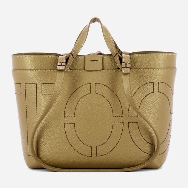 Torebka shopper ze skóry naturalnej Iuntoo Sibilla 191203 Beżowa (800070346762) - obraz 2