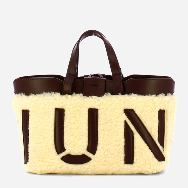 Torebka shopper materiałowa Iuntoo Sibilla 191404 Beżowa (800070346773) - obraz 1