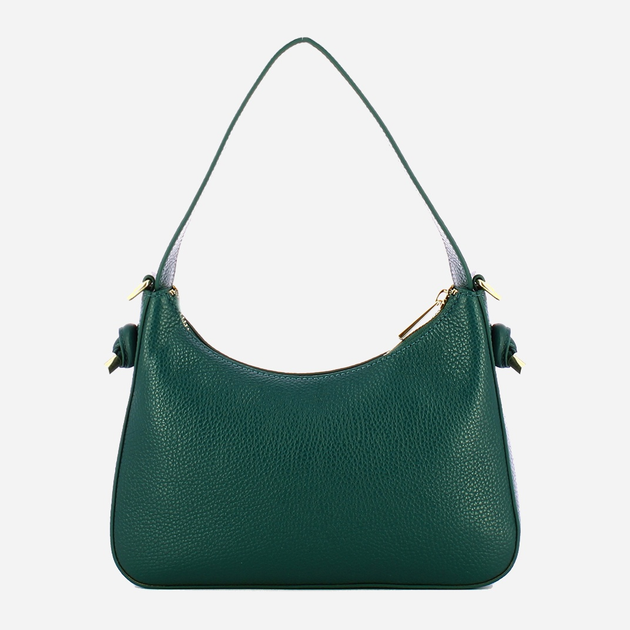 Torebka crossbody damska ze skóry naturalnej mała Iuntoo Giunto 193002 Turkusowa (800070347409) - obraz 2