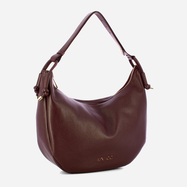 Torebka bagietka damska ze skóry naturalnej Iuntoo Giunto 193100 Bordowa (800070347430) - obraz 3