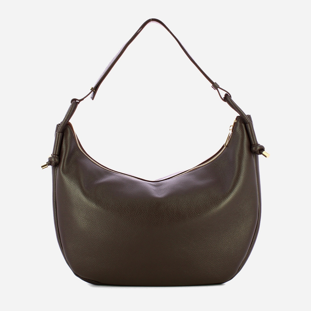 Torebka bagietka damska ze skóry naturalnej Iuntoo Giunto 193100 Ciemnobrązowa (800070347429) - obraz 2