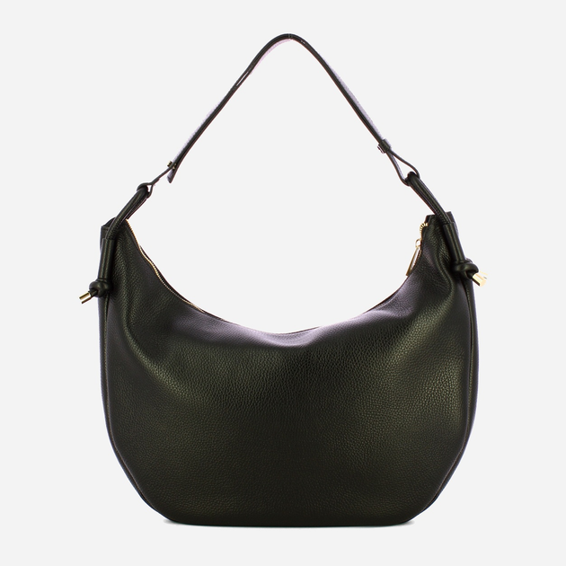 Torebka bagietka damska ze skóry naturalnej Iuntoo Giunto 193100 Czarna (800070347431) - obraz 2