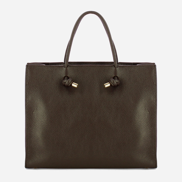 Torebka shopper ze skóry naturalnej Iuntoo Giunto 195001 Brązowa (800070347420) - obraz 3