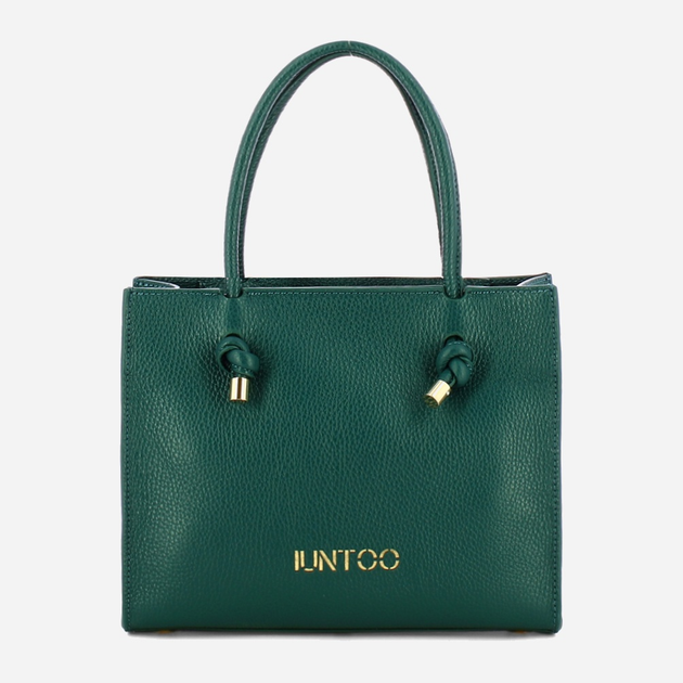 Torebka crossbody damska ze skóry naturalnej mała Iuntoo Giunto 195003 Turkusowa (800070347414) - obraz 1