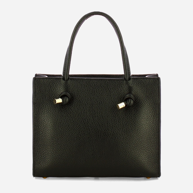 Torebka crossbody damska ze skóry naturalnej mała Iuntoo Giunto 195003 Czarna (800070347416) - obraz 2