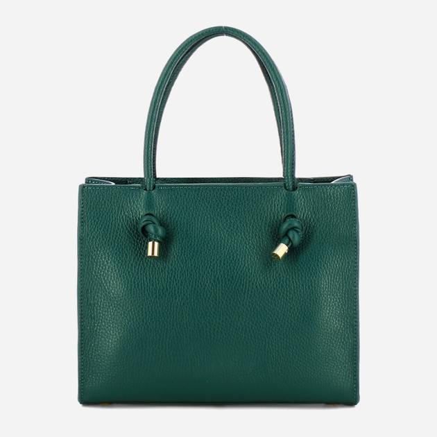 Torebka crossbody damska ze skóry naturalnej mała Iuntoo Giunto 195003 Turkusowa (800070347414) - obraz 2