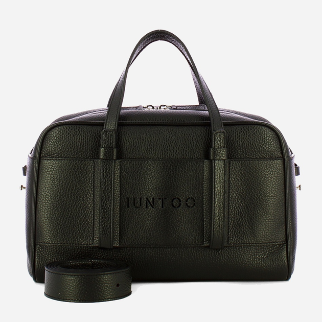 Torebka crossbody damska ze skóry naturalnej Iuntoo Priora 197003 Czarna (800070346789) - obraz 4