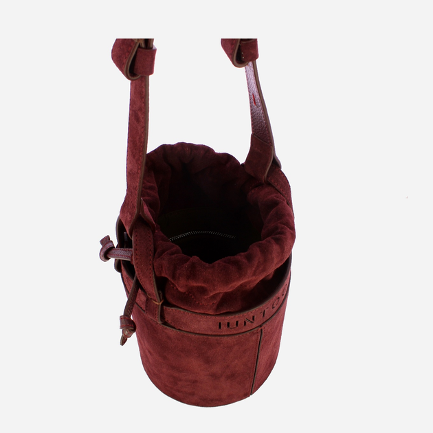 Torebka damska ze skóry naturalnej mała Iuntoo Infinito 199100 Bordowa (800070346793) - obraz 4