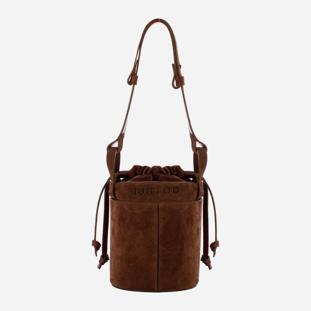 Torebka damska ze skóry naturalnej mała Iuntoo Infinito 199100 Ciemnobrązowa (800070346794) - obraz 1