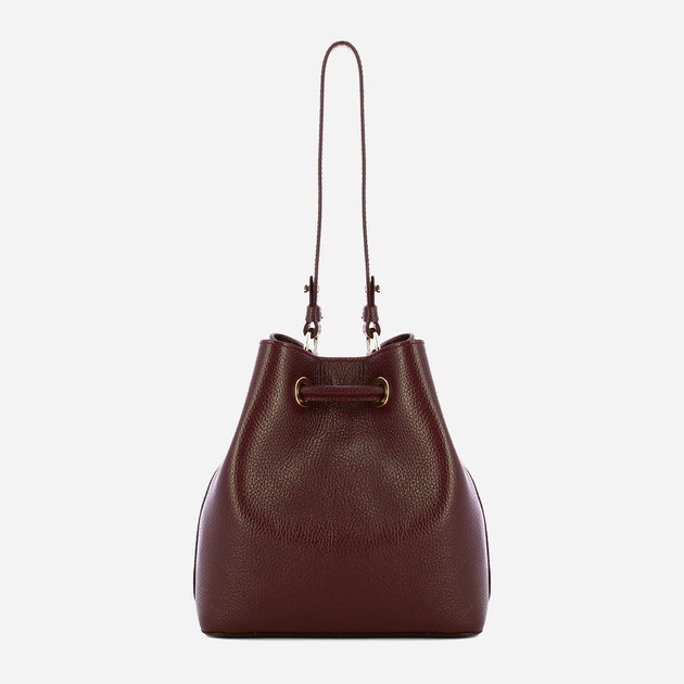 Torebka damska ze skóry naturalnej mała Iuntoo Giunto 199200 Bordowa (800070347425) - obraz 2