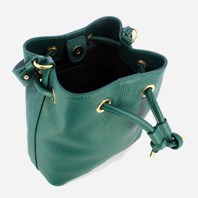 Torebka damska ze skóry naturalnej mała Iuntoo Giunto 199200 Brązowa (800070347424) - obraz 4