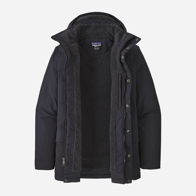 Куртка демісезонна з капюшоном чоловіча Patagonia M'S Isthmus 27022 S Чорна (800070265958) - зображення 5