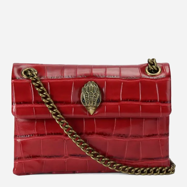 Сумка крос-боді через плече жіноча з натуральної шкіри маленька Kurt Geiger Kensington 4372850419 50 Червона (800070350186) - зображення 1