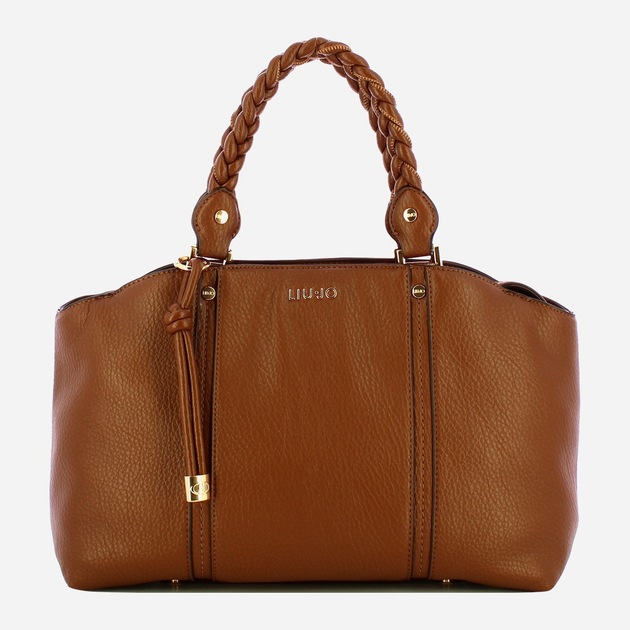 Сумка крос-боді через плече жіноча зі штучної шкіри велика Liu Jo AF5076E0027 09032 Коричнева (800070345528) - зображення 1