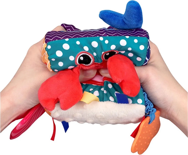 Zabawka dla malucha Swede Kostka sensoryczna miękka Q12645 (5902496209866) - obraz 2