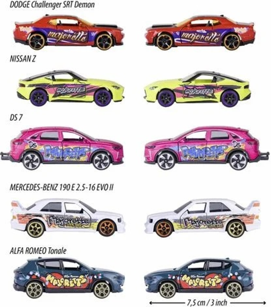 Zestaw modeli samochodów Simba Majorette Limitowana Edycja 11 5 szt. (3467452076330) - obraz 3