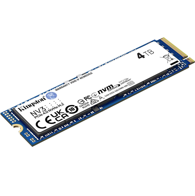 SSD накопичувач Kingston NV3 4 TB (SNV3S/4000G) - Фото 2 SSD накопичувач Kingston NV3 4 TB (SNV3S/4000G) - изображение 2