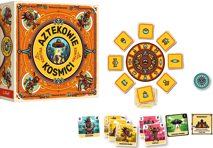 Gra planszowa Trefl Aztekowie kontra Kosmici (5900511025347) - obraz 2