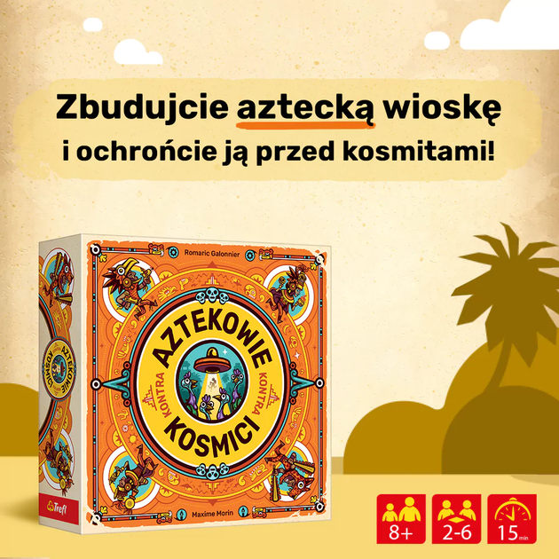 Gra planszowa Trefl Aztekowie kontra Kosmici (5900511025347) - obraz 6