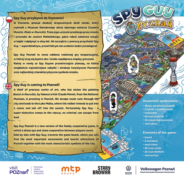 Gra planszowa Trefl Spy Guy Poznań (5900511027877) - obraz 4