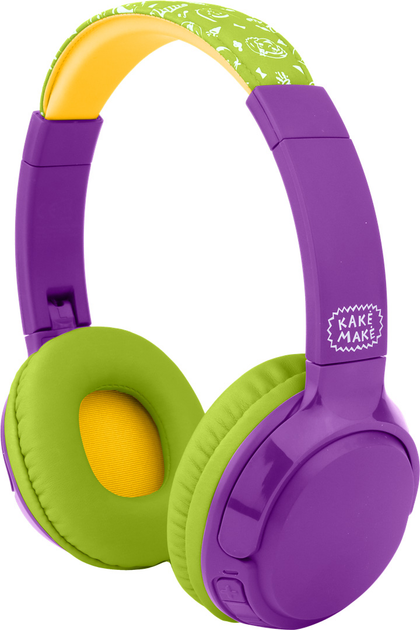 Навушники Kake Make Wireless Kids Green/Violet (AVHYKAK00001PU) - зображення 1