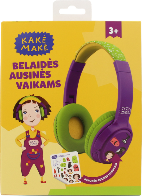 Навушники Kake Make Wireless Kids Green/Violet (AVHYKAK00001PU) - зображення 6