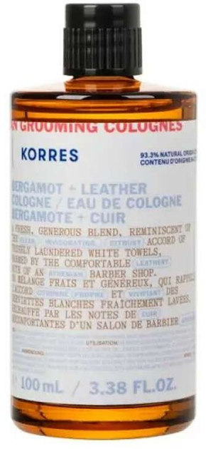 Woda kolońska męska Korres Athenian Grooming Bergamot & Leather 100 ml (5203069131622) - obraz 1