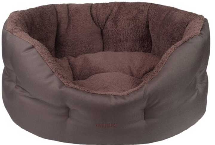 Legowisko dla psa Amiplay Aspen S brązowe (5907563240247) - obraz 1