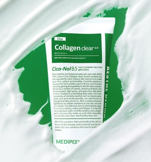 Пінка для вмивання MediPeel Cica-Nol B5 з колагеном 120 мл (8809941820270) - зображення 4
