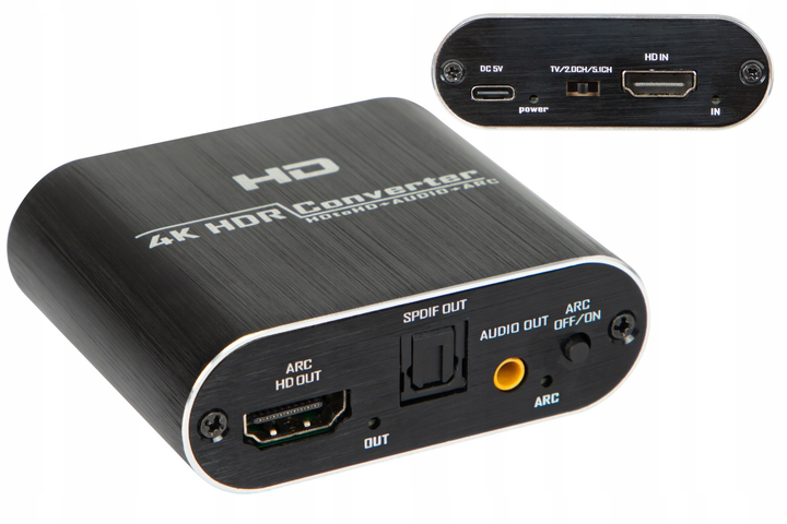 Аудіоекстрактор Blow TOSLINK HDMI to HDMI+audio with power supply (91-203#) - зображення 1