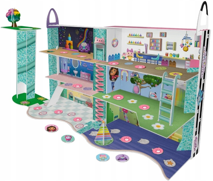 Настільна 3D гра Cartamundi Котячий будиночок Габі (5411068870804) - зображення 3