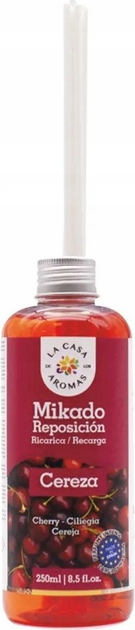 Змінний блок Ароматична олія La Casa de los Aromas Mikado Вишня 250 мл (8428390049102) - зображення 1