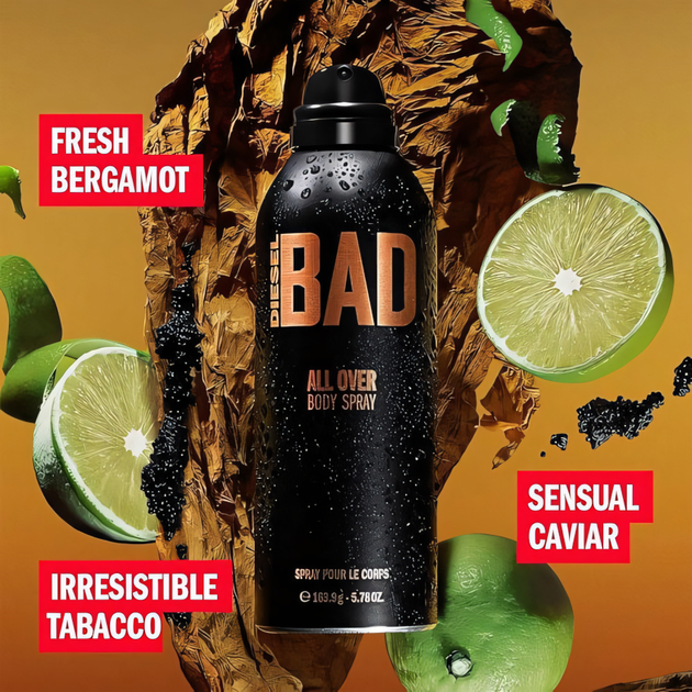 Парфумований дезодорант Diesel Bad All Over 200 мл (3614273959223) - зображення 2