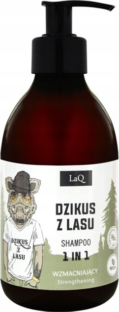 Zestaw męski LaQ Dzikus z Lasu Żel pod prysznic 500 ml + Szampon do włosów 300 ml (5905669761338) - obraz 4