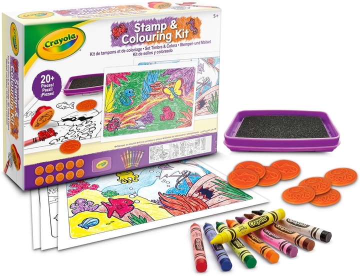 Набір Crayola Stamp & Colouring Kit 04-2951 (071662029517) - зображення 1