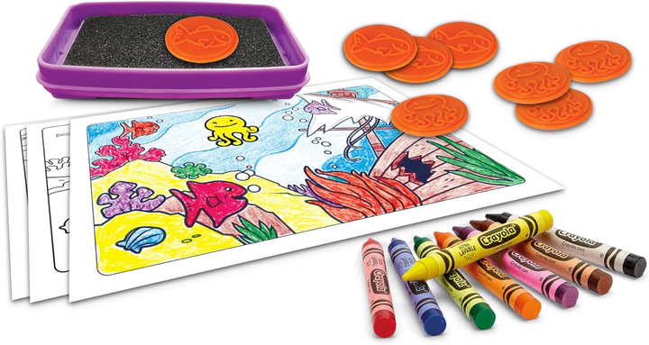 Набір Crayola Stamp & Colouring Kit 04-2951 (071662029517) - зображення 2