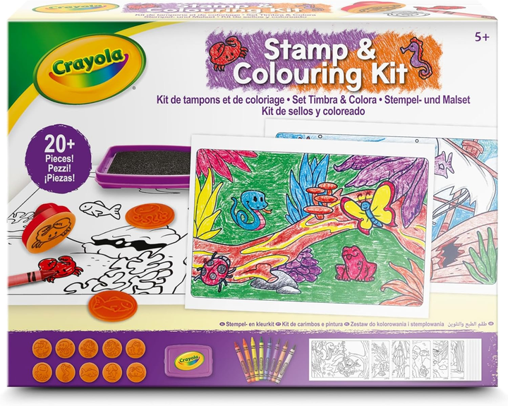 Набір Crayola Stamp & Colouring Kit 04-2951 (071662029517) - зображення 3