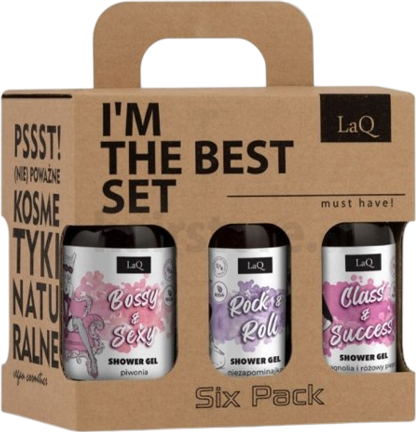 Zestaw żeli pod prysznic LaQ Mini Shots! 6 x 100 ml (5905778571354) - obraz 1