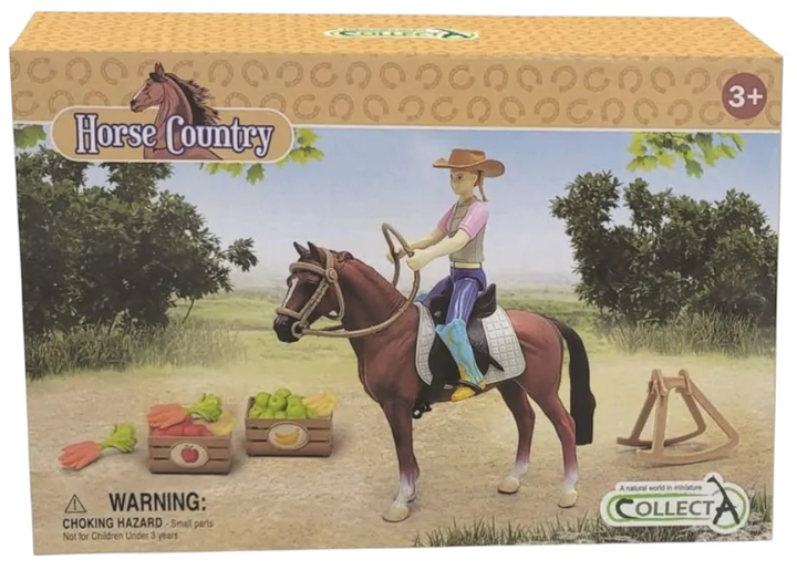 Ігровий набір Collecta 84248 Жокей та аксесуари в комплекті (4892900842486) - зображення 1