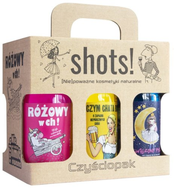 Zestaw żeli pod prysznic LaQ Mini Shots! 6 x 100 ml (5902730836148) - obraz 1